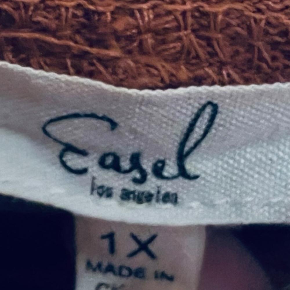 Easel Washed Patchwork Hoodie Boho Pullover Size … - image 4